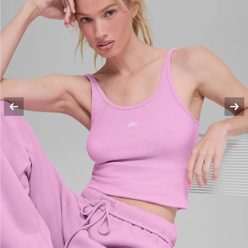 ALO Yoga | Tops | Alo Yoga Womens Ribbed Prosper Tank | Poshmark